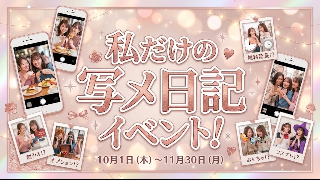 私だけの写メ日記開催決定!!
